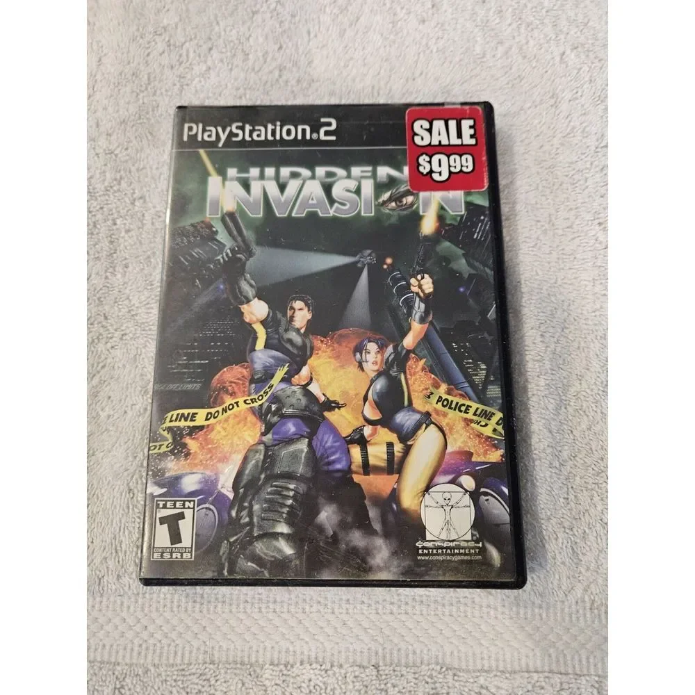 Hidden Invasion (Sony Playstation 2 ps2) Complete‎ With Booklet Insert!! 2002